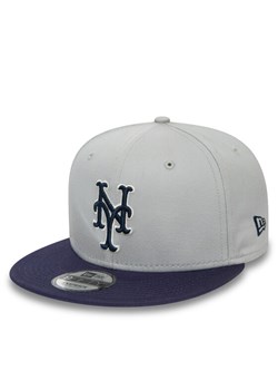 Czapka z daszkiem New Era Mlb Patch 950 Mets 60503479 Szary ze sklepu eobuwie.pl w kategorii Czapki z daszkiem męskie - zdjęcie 182033370