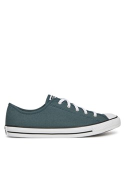 Trampki Converse Chuck Taylor All Star Dainty A12566C Zielony ze sklepu eobuwie.pl w kategorii Trampki damskie - zdjęcie 182033382