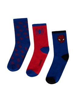 Zestaw 3 par wysokich skarpet dziecięcych Spiderman Ultimate ACCCS-AW24-224SPRMV-A Niebieski ze sklepu eobuwie.pl w kategorii Skarpetki dziecięce - zdjęcie 182033410