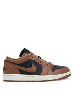 Sneakersy Nike Air Jordan 1 Low DC0774 021 Brązowy ze sklepu eobuwie.pl w kategorii Buty sportowe damskie - zdjęcie 182033603