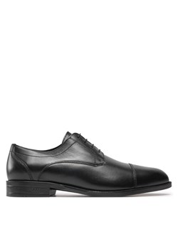 Półbuty BOSS Tayil Derb Tcitls 50536144 Czarny ze sklepu eobuwie.pl w kategorii Buty eleganckie męskie - zdjęcie 182033703