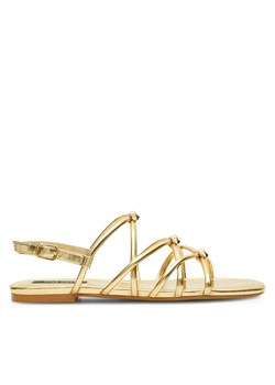 Sandały Nine West 123AL1737 Złoty ze sklepu eobuwie.pl w kategorii Sandały damskie - zdjęcie 182033743