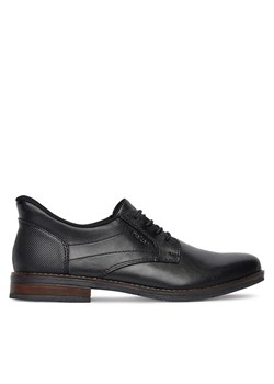 Półbuty Rieker 10353-00 Czarny ze sklepu eobuwie.pl w kategorii Buty eleganckie męskie - zdjęcie 182033770