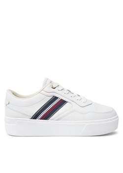 Sneakersy Tommy Hilfiger FW0FW08348 Biały ze sklepu eobuwie.pl w kategorii Buty sportowe damskie - zdjęcie 182033773