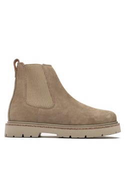 Sztyblety Birkenstock Highwood 1025737 Beżowy ze sklepu eobuwie.pl w kategorii Workery damskie - zdjęcie 182033782