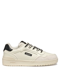 Sneakersy Geox J Washiba J55LQD 5422 C1000 S Biały ze sklepu eobuwie.pl w kategorii Buty sportowe dziecięce - zdjęcie 182033822