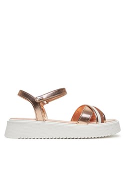 Sandały Tommy Hilfiger Sandal T4A2-33800-0569 S Różowe złoto ze sklepu eobuwie.pl w kategorii Sandały dziecięce - zdjęcie 182033824