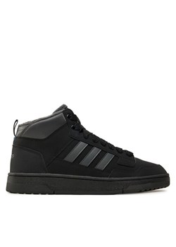 Sneakersy adidas Rapid Court Mid Winterized JR0170 Czarny ze sklepu eobuwie.pl w kategorii Buty sportowe męskie - zdjęcie 182033881