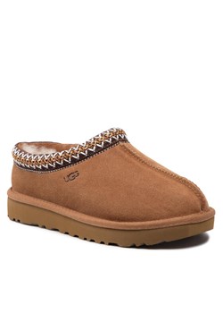 Kapcie Ugg W Tasman 5955 Brązowy ze sklepu eobuwie.pl w kategorii Kapcie damskie - zdjęcie 182033900