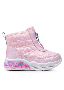 Śniegowce Skechers Heart Hugger 302666N/PKMT Różowy ze sklepu eobuwie.pl w kategorii Buty zimowe dziecięce - zdjęcie 182034091