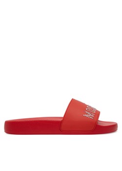 Klapki LOVE MOSCHINO JA28122G1MI13500 Czerwony ze sklepu eobuwie.pl w kategorii Klapki damskie - zdjęcie 182034101