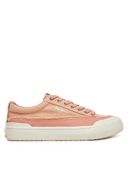 Tenisówki Pepe Jeans Ben Fresh W PLS31589 Pomarańczowy ze sklepu eobuwie.pl w kategorii Trampki damskie - zdjęcie 182034192