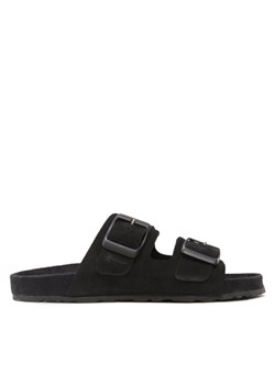 Klapki Manebi Traveler Nordic Sandals K 1.0 RT Czarny ze sklepu eobuwie.pl w kategorii Klapki damskie - zdjęcie 182034261