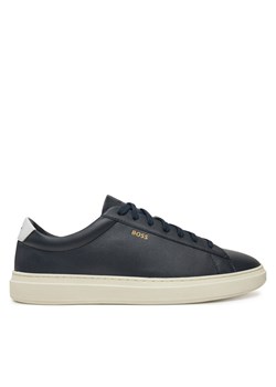 Sneakersy BOSS Kieran 50536480 Granatowy ze sklepu eobuwie.pl w kategorii Buty sportowe męskie - zdjęcie 182034262