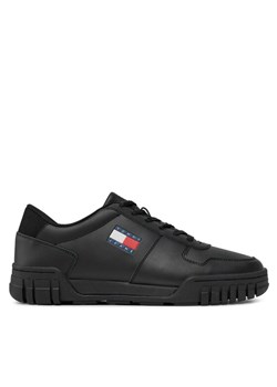 Sneakersy Tommy Jeans Tjm Cupsole Ess EM0EM01396 Czarny ze sklepu eobuwie.pl w kategorii Buty sportowe męskie - zdjęcie 182034551