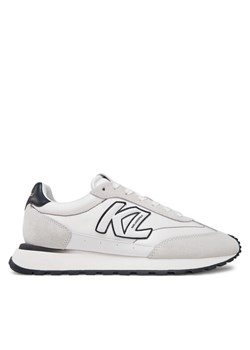 Sneakersy KARL LAGERFELD Kairo KL51124 Biały ze sklepu eobuwie.pl w kategorii Buty sportowe męskie - zdjęcie 182034602