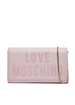 Torebka LOVE MOSCHINO JC4293PP0IKK160A Różowy ze sklepu eobuwie.pl w kategorii Kopertówki - zdjęcie 182035052