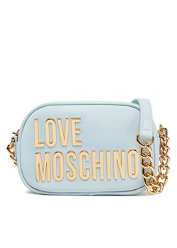 Torebka LOVE MOSCHINO JC4026PP1MKD0712 Błękitny ze sklepu eobuwie.pl w kategorii Listonoszki - zdjęcie 182035151