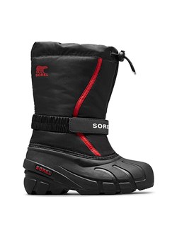 Śniegowce Sorel Flurry™ 2114081015 Czarny ze sklepu eobuwie.pl w kategorii Buty zimowe dziecięce - zdjęcie 182035333