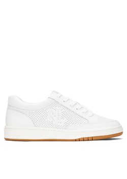 Sneakersy LAUREN RALPH LAUREN Hailey Low-Top Lace-Up 802951391001 Biały ze sklepu eobuwie.pl w kategorii Buty sportowe damskie - zdjęcie 182035344