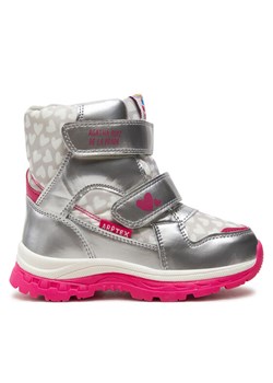 Śniegowce Agatha Ruiz de la Prada 241990-B D Srebrny ze sklepu eobuwie.pl w kategorii Buty zimowe dziecięce - zdjęcie 182035351