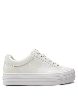 Sneakersy Calvin Klein Jeans Bold Vulc Flatf Low Lth Nbs Mr YW0YW01408 Biały ze sklepu eobuwie.pl w kategorii Buty sportowe damskie - zdjęcie 182035633