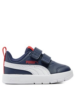 Sneakersy Puma Courtflex V3 Inf 310252 03 Granatowy ze sklepu eobuwie.pl w kategorii Buty sportowe dziecięce - zdjęcie 182035661
