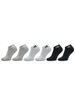 Skarpety Niskie Unisex adidas Thin and Light Sportswear Ankle Socks 6 Pairs IC1307 Szary ze sklepu eobuwie.pl w kategorii Skarpetki męskie - zdjęcie 182035810