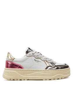 Sneakersy Pepe Jeans Kore Moon W PLS00022 Biały ze sklepu eobuwie.pl w kategorii Buty sportowe damskie - zdjęcie 182035863