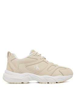 Sneakersy Calvin Klein Jeans Retro Tennis Low Mg Mix Media Wn YW0YW01639 Écru ze sklepu eobuwie.pl w kategorii Buty sportowe damskie - zdjęcie 182036041