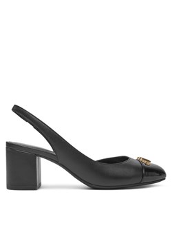 Sandały Michael Kors Perla Flex Toe Cap Pump 40R5PLMP1L Czarny ze sklepu eobuwie.pl w kategorii Czółenka - zdjęcie 182036253