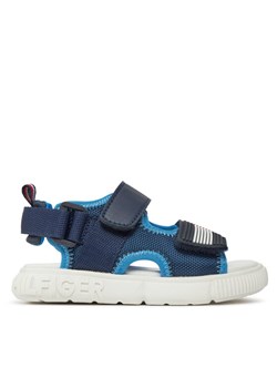 Sandały Tommy Hilfiger Velcro T1B2-33420-1591 S Granatowy ze sklepu eobuwie.pl w kategorii Sandały dziecięce - zdjęcie 182036332