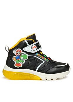 Sneakersy Geox J Ciberdron Boy J46LBJ 054FU C0054 S Czarny ze sklepu eobuwie.pl w kategorii Buty sportowe dziecięce - zdjęcie 182036362