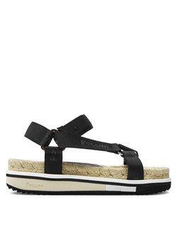 Espadryle Pollini SA16655G0ITV0000 Czarny ze sklepu eobuwie.pl w kategorii Sandały damskie - zdjęcie 182036552
