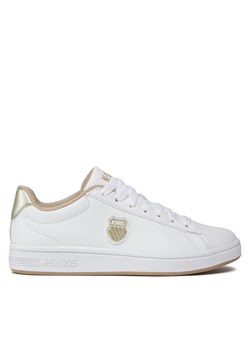 Sneakersy K-Swiss Court Shield™ 96599-997-M Biały ze sklepu eobuwie.pl w kategorii Trampki damskie - zdjęcie 182036632