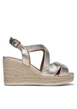 Espadryle Geox D Ponza D35GVC000CFC2012 Złoty ze sklepu eobuwie.pl w kategorii Espadryle damskie - zdjęcie 182036710