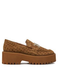 Loafersy Liu Jo Mocassino SF4017 PX195 Brązowy ze sklepu eobuwie.pl w kategorii Lordsy damskie - zdjęcie 182036831