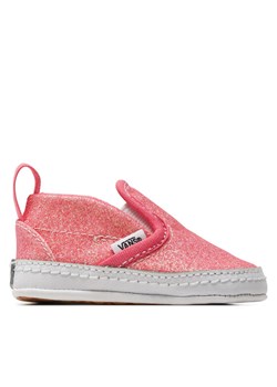 Tenisówki Vans Slip-On V Crib VN000CRUPNK1 Różowy ze sklepu eobuwie.pl w kategorii Trampki dziecięce - zdjęcie 182037011