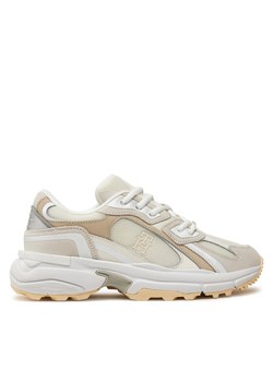 Sneakersy Tommy Hilfiger Modern Rugged Runner FW0FW08385 Beżowy ze sklepu eobuwie.pl w kategorii Buty sportowe damskie - zdjęcie 182037033
