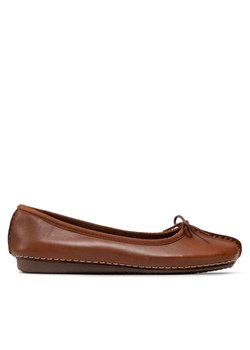 Baleriny Clarks Freckle Ice 203529304 Brązowy ze sklepu eobuwie.pl w kategorii Balerinki - zdjęcie 182037074