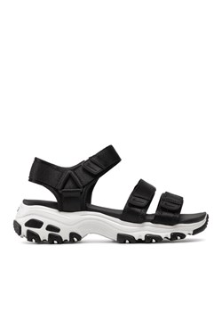 Sandały Skechers Fresh Catch 31514 /BLK Czarny ze sklepu eobuwie.pl w kategorii Sandały damskie - zdjęcie 182037083