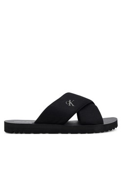 Klapki Calvin Klein Jeans Cross Sandal Crxs Tx YM0YM01223 Czarny ze sklepu eobuwie.pl w kategorii Klapki męskie - zdjęcie 182037134