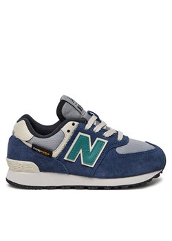 Sneakersy New Balance PC574SOA Niebieski ze sklepu eobuwie.pl w kategorii Buty sportowe dziecięce - zdjęcie 182037460