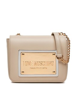Torebka LOVE MOSCHINO JC4357PP0IK1211A Beżowy ze sklepu eobuwie.pl w kategorii Listonoszki - zdjęcie 182037504