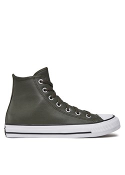Trampki Converse Chuck Taylor All Star Faux Leather Hi A09481C 371 Zielony ze sklepu eobuwie.pl w kategorii Trampki damskie - zdjęcie 182037552
