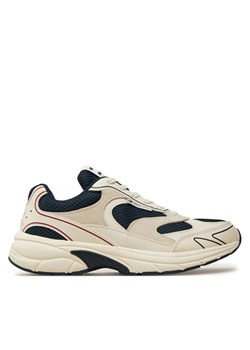 Sneakersy Tommy Jeans The Coney EM0EM01520 Écru ze sklepu eobuwie.pl w kategorii Buty sportowe męskie - zdjęcie 182037642