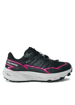 Buty do biegania Salomon Thundercross GORE-TEX L47383500 Czarny ze sklepu eobuwie.pl w kategorii Buty sportowe damskie - zdjęcie 182037770