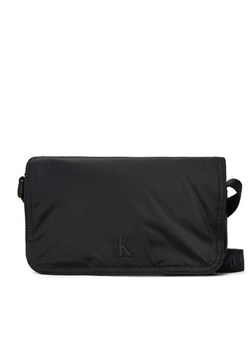 Saszetka Calvin Klein Jeans Over Webbing K50K512566 Czarny ze sklepu eobuwie.pl w kategorii Saszetki - zdjęcie 182037814