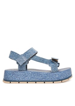 Sandały Melissa Melissa Flowing Platform Denim Ad M 36132 Niebieski ze sklepu eobuwie.pl w kategorii Sandały damskie - zdjęcie 182037821
