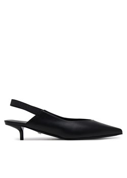 Sandały Max Mara Slingy 2514521111600 Czarny ze sklepu eobuwie.pl w kategorii Czółenka - zdjęcie 182037933
